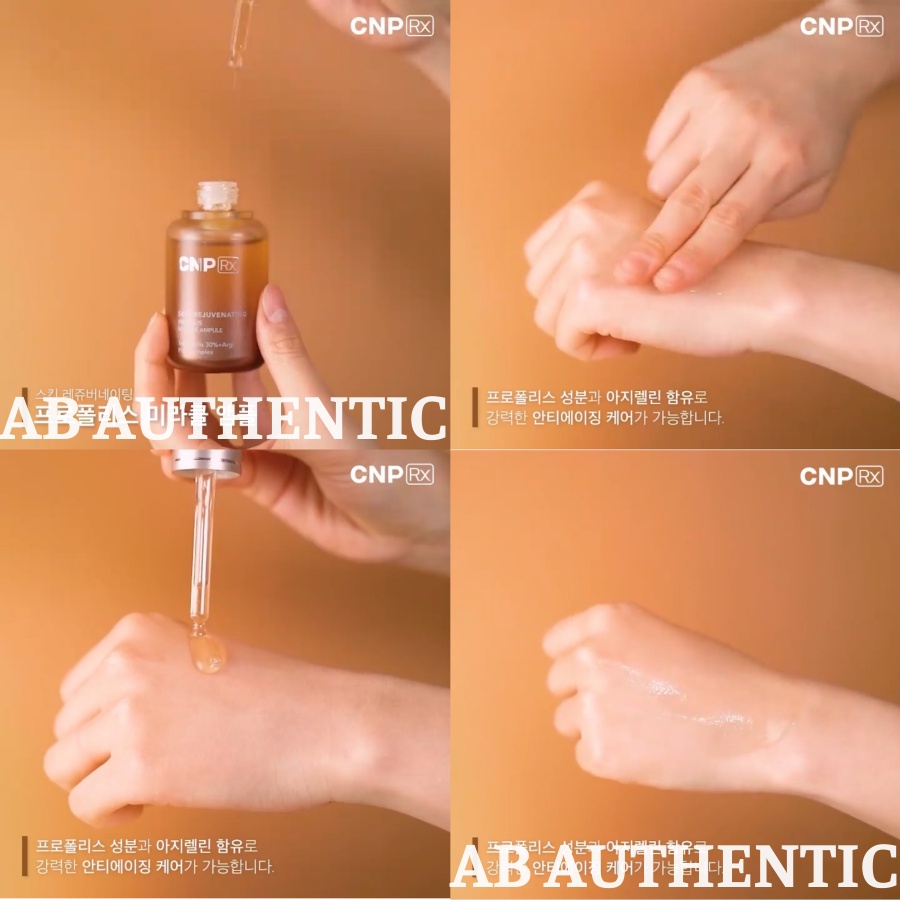 Gói Sample Tinh chất keo ong CNP Rx Skin Rejuvenating tái tạo, phục hồi và trẻ hóa da - AB Authentic