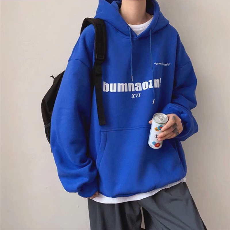 Áo hoodie Thể Thao Dáng Rộng Thoải Mái In Chữ Phong Cách Hàn Quốc Thời Trang Cho Nam Và Nữ Size M-5XL