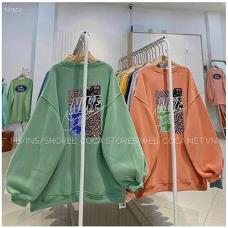 Áo Sweater nỉ tay phồng mẫu mới về from chuẩn như hình