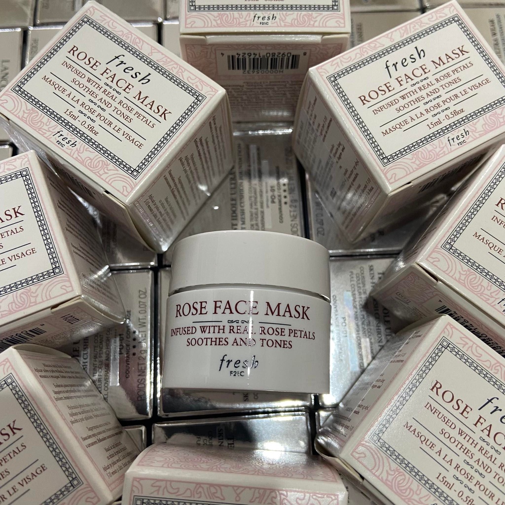 MẶT NẠ HOA HỒNG DƯỠNG ẨM FRESH ROSE FACE MASK 15ML
