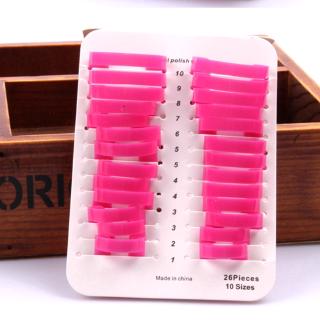 Set 26 Miếng Dán Chống Lem Sơn Móng Tay 10 Kích Cỡ