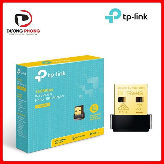 USB Thu Wifi TP-LINK TL-WN 725N -Bắt sóng tốt - BH Chính Hãng | BigBuy360 - bigbuy360.vn