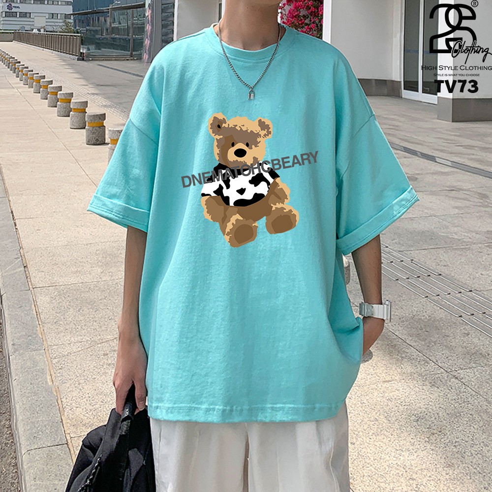 Áo Phông Nam Ngắn Tay 2s Clothing Áo Phông Tay Lỡ Basic Cotton Oversize Form Rộng Giá Rẻ In Hình Pull & Bear TV5061 | BigBuy360 - bigbuy360.vn