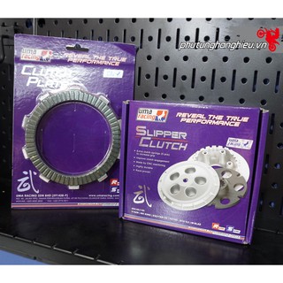 Combo nồi chống trượt Uma Slipper Clutch, lá bố Uma dành cho xe Exciter 150