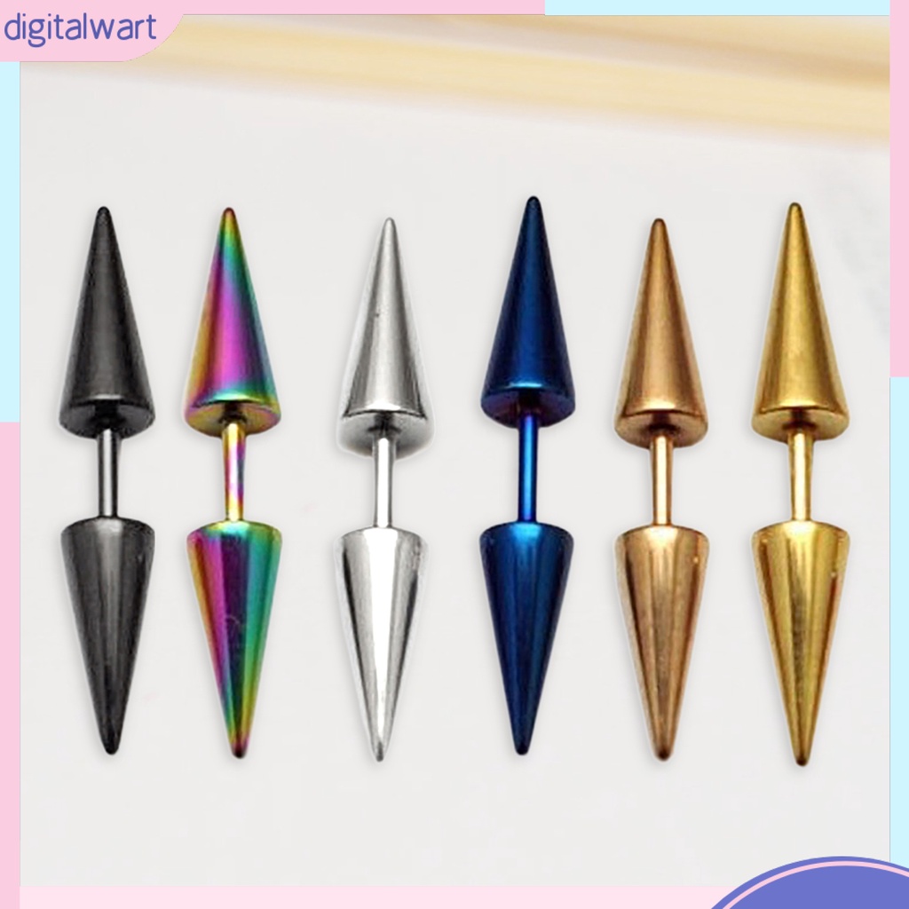 1 Đôi Bông Tai Đinh Tán Đôi Thời Trang Cá Tính