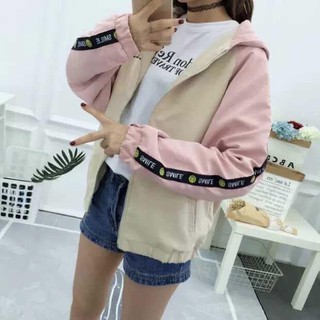 FREESHIP_ÁO KHOÁC DÙ M580 (2 Con Mèo Smile - Có Form Rộng XL)