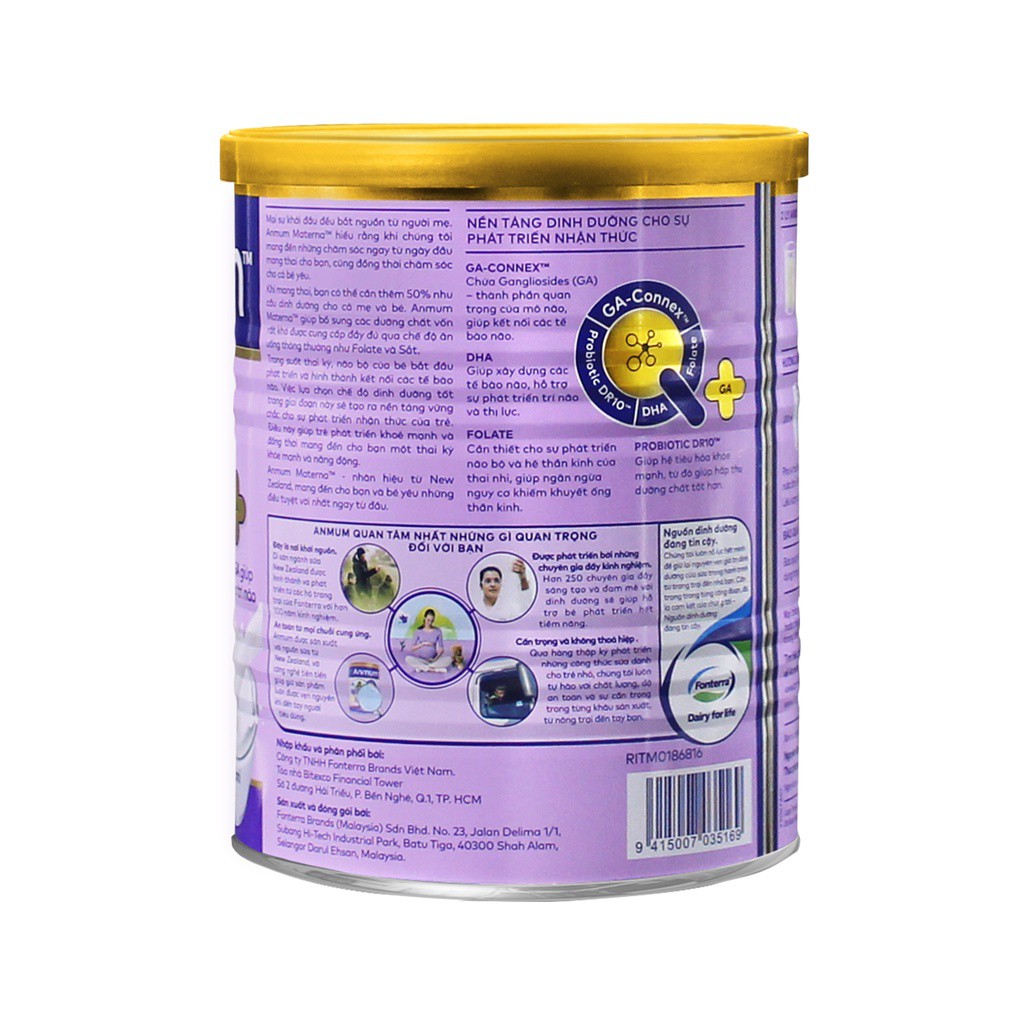[GRO GIFT] Sữa Bột Dành Cho Mẹ Bầu Anmum Materna Hương Vanilla / Socola 400g (giao ngẫu nhiên)
