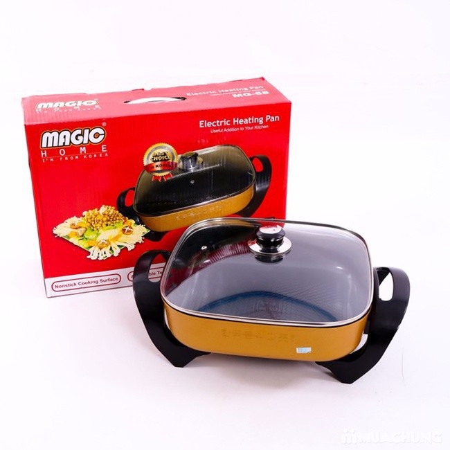 CHẢO ĐIỆN LẨU, NƯỚNG ĐA NĂNG MAGIC HOME HÀN QUỐC Mg68