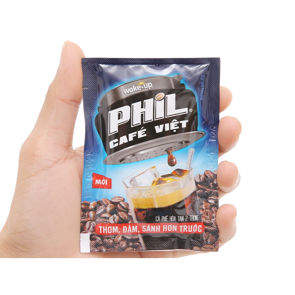 1 Gói cà phê hòa tan các loại : Trung Nguyên G7/VinaCafé/Phố/Phill/WakeUp/Nescafe/Chất