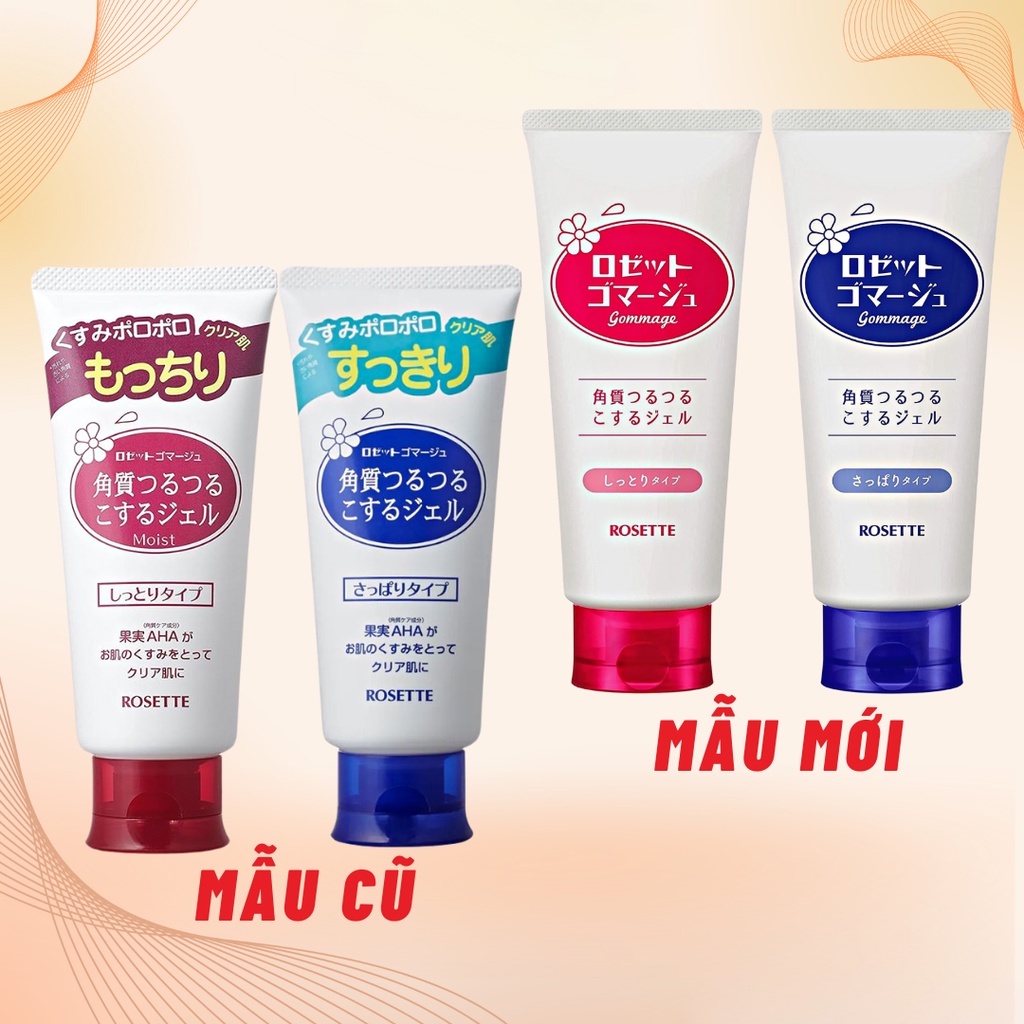 Tẩy Tế Bào Chết Rosette Gel Tẩy Da Chết Peeling 120g Nhật Bản Phù Hợp Với Mọi Loại Da TDC1 VENISA