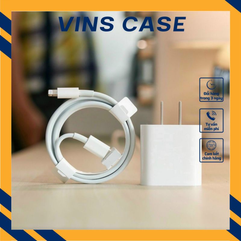 Bộ sạc nhanh iphone 20W Công Nghệ PD, sạc iphone ,sạc nhanh iphone và không nóng máy, Bảo hành đổi mới 12 tháng
