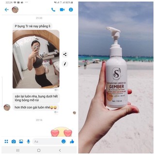 GEL TAN MỠ BỤNG GỪNG GEMBER SAM NATURAL (TẶNG KÈM 1 GEN ĐỊNH HÌNH BỤNG CAO CẤP 150K)