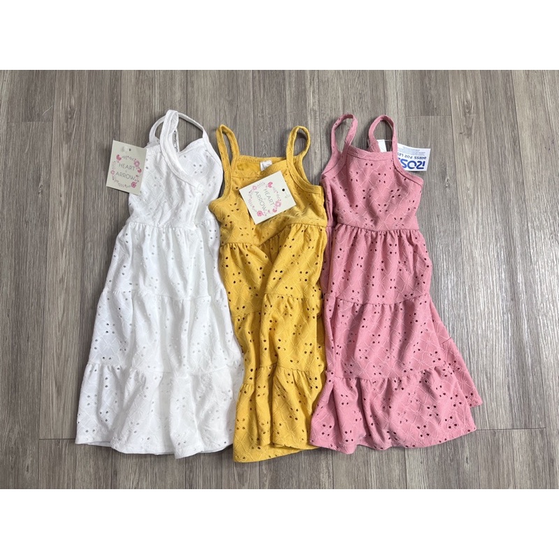 Váy maxi bé gái xuất dư xịn, ren 2 dây chất vải mát size 4-6t