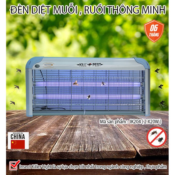 ĐÈN DIỆT CÔN TRÙNG CÔNG NGHIỆP IK-204