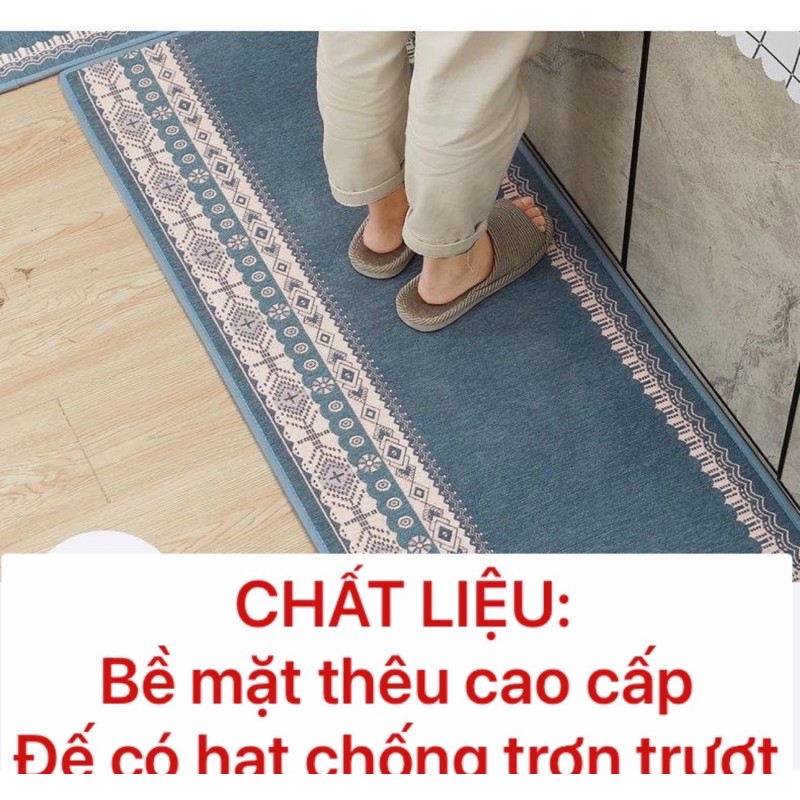 Thảm Bếp Chùi Chân Lau Chân Chống Trượt Size Lớn