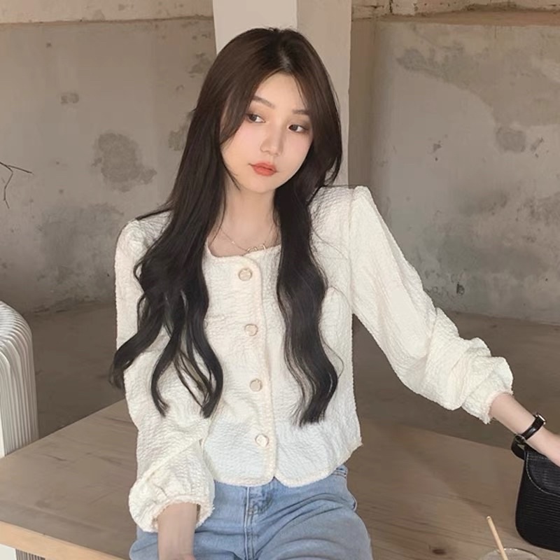 Áo sơmi dạng tweed [ảnh thật 100%]