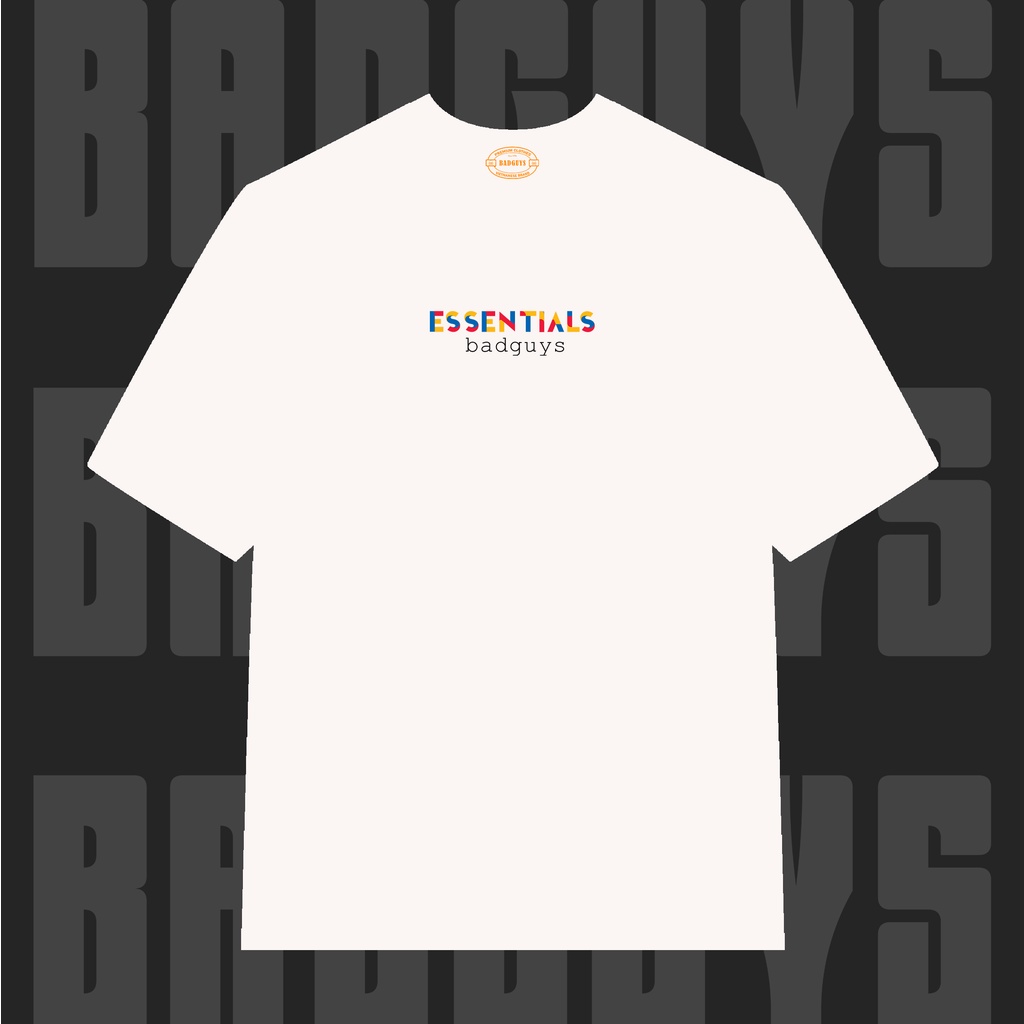 Áo thun Unisex form rộng Essentials 100% Cotton Cao Cấp BGS022 - Local Brand Bad Guys Chính Hãng