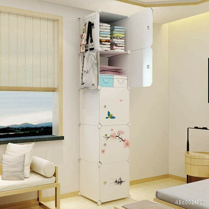 Tủ Nhựa Lắp Ghép 5ô Dễ Lắp Và Di Chuyển