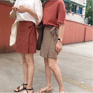 Chân váy vạt chéo