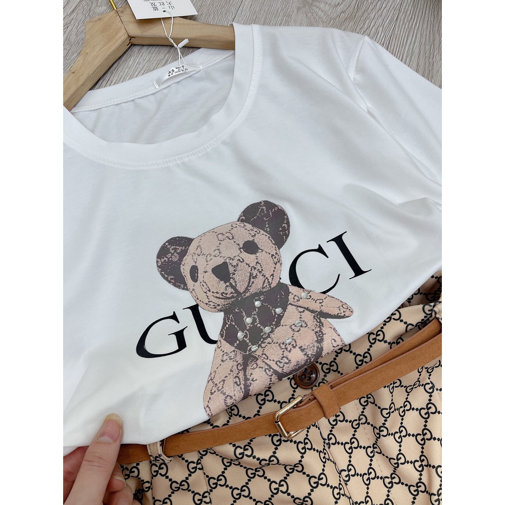 [ 𝐅𝐑𝐄𝐄 𝐒𝐇𝐈𝐏 ] SÉT ÁO PHÔNG QUẦN CHỮ KEM ĐAI THẮT EO