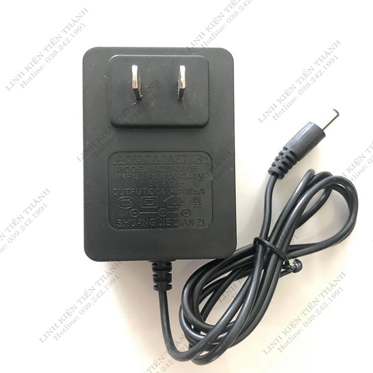 Xạc Ô Tô Xe Máy Điện Trẻ Em 6V1000ma Có Đèn Báo Xạc