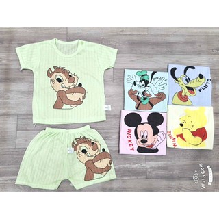 Sản Phẩm bán chạy - Combo 10 bộ coton sợi tre màu cho bé trai/bé gái