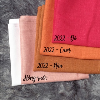 [Ảnh thật] Khăn tay linen 25x25cm
