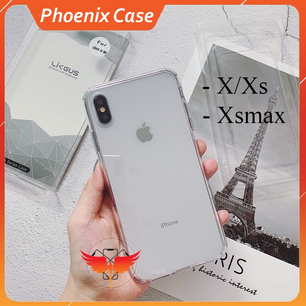 Ốp lưng iPhone TRONG SUỐT chống ố vàng LƯNG KÍNH chính hãng LIKGUS 7Plus,8Plus, X, Xsmax, 11Promax, 12Promax, 13Promax