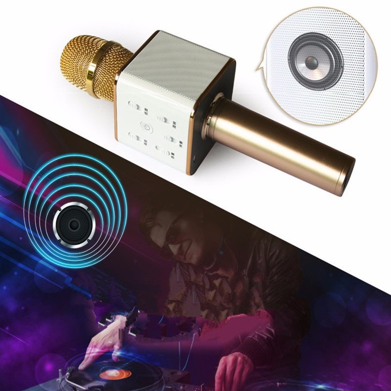 [SALE MẠNH] Micro karaoke Bluetooth thế hệ mới 2019 kiêm loa Q7