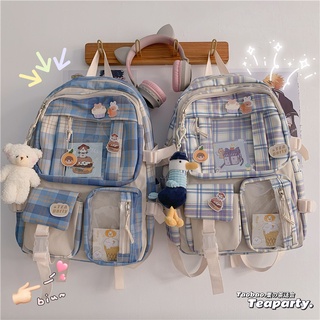 B21 - BALO NỮ KẺ CARO ULZZANG