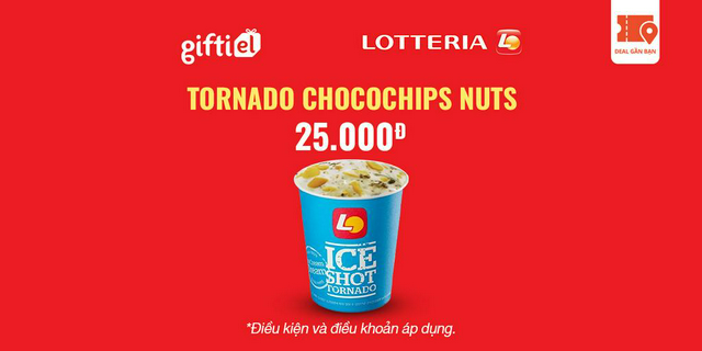 E-Voucher Lotteria Tornado Chocochips nuts