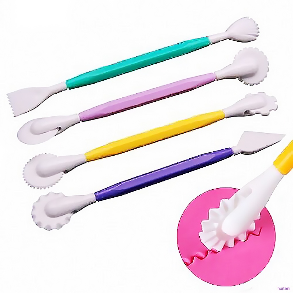 Set 4 Dụng Cụ Tạo Hình Trang Trí Bánh Tiện Dụng