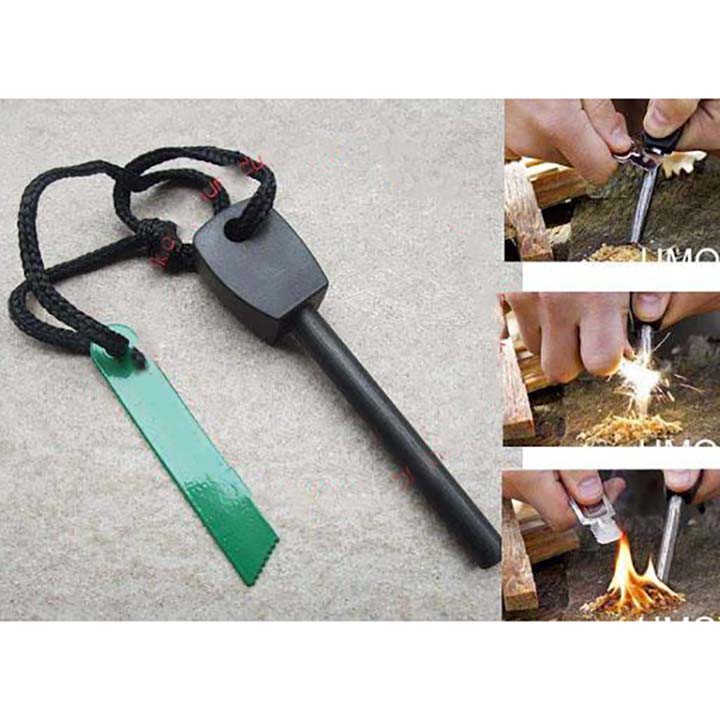 Đá đánh lửa sinh tồn, dụng cụ đánh lửa sinh tồn đa năng - GD0612 | BigBuy360 - bigbuy360.vn