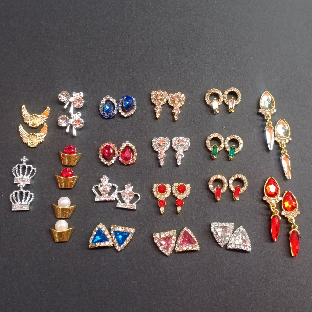 Charm đá đính móng C027