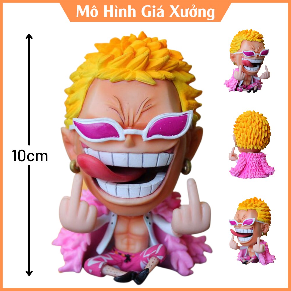 Mô hình Donquixote Doflamingo One Piece Cao 10cm - Tượng Figure Vua Hải Tặc