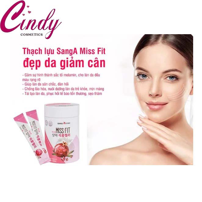 Thạch lựu bổ sung collagen đẹp da và giảm cân Miss Fit SANGA Hàn Quốc | BigBuy360 - bigbuy360.vn