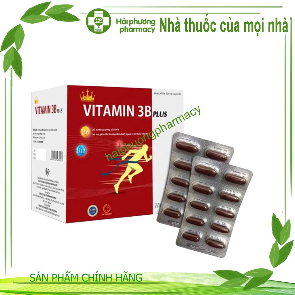 Vitamin 3B Plus - hỗ trợ tăng cường sức khỏe, giảm tình trạng mệt mỏi, chán ăn- 100 viên