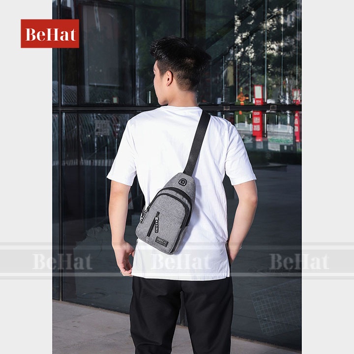 [HOT TREND] Túi Đeo Chéo Nam Hàng Hiệu,Chất Liệu Vải Dày, Hàng Xuất Chất Lượng