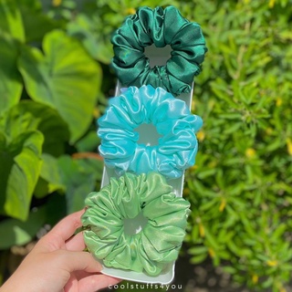 SIZE 12cm | Cột Tóc Scrunchies Lụa Mềm Mịn Xinh Xắn Handmade ♡ CHERRYSUMMER