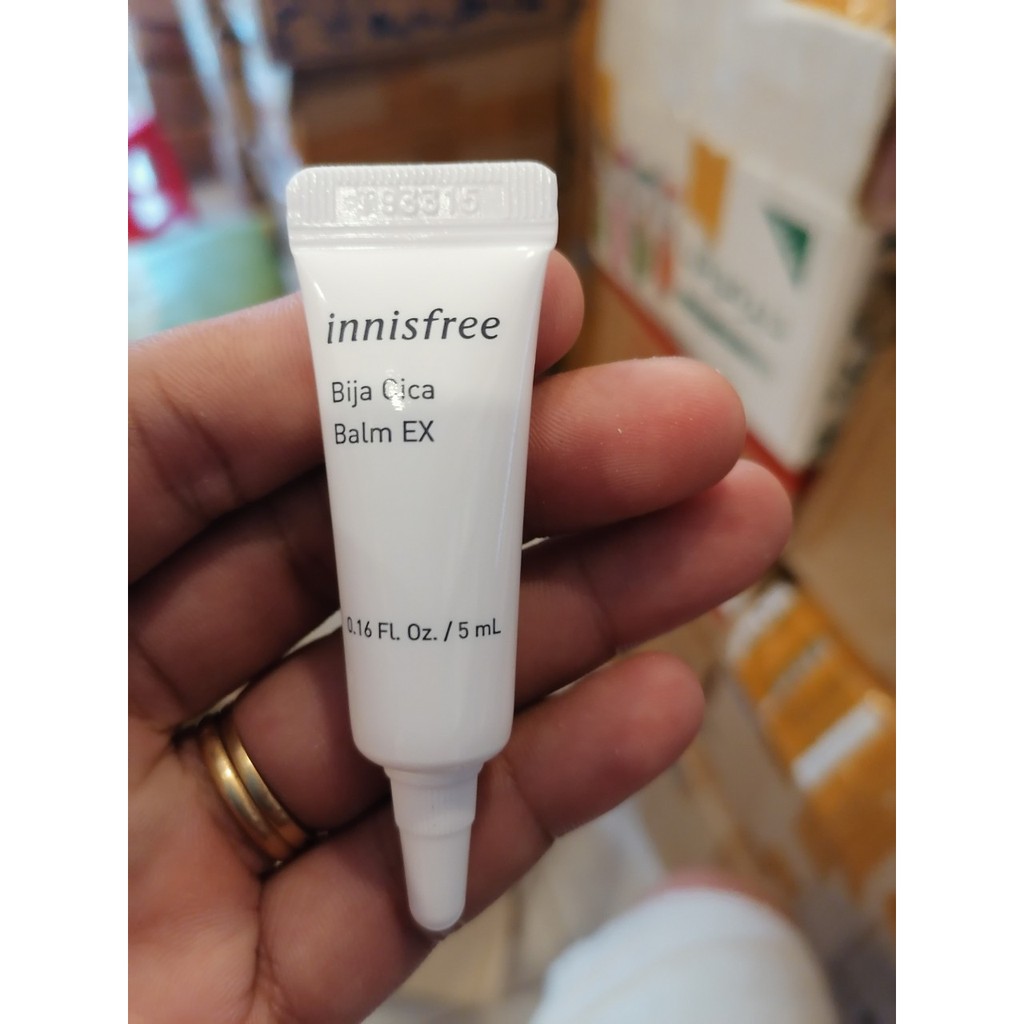 Kem chấm mụn Innisfree Bija Cica Balm 5ml