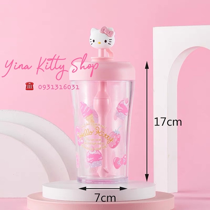 Ly Kitty ống hút