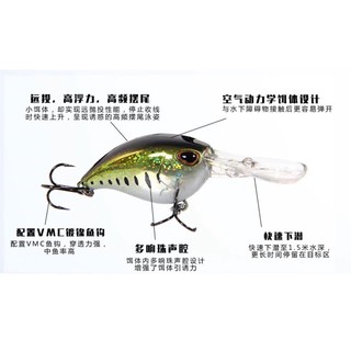 Cá giả Crank câu Lure