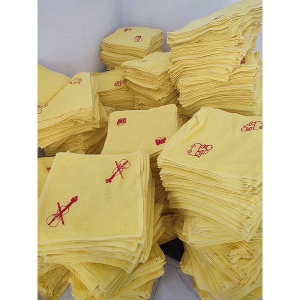 Combo 50 Khăn mầm non cotton ký hiệu 50 hình khác nhau