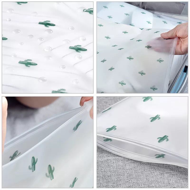 Túi trong suốt chống thấm nước dùng đựng quần áo/my phẩm khi đi du lịch