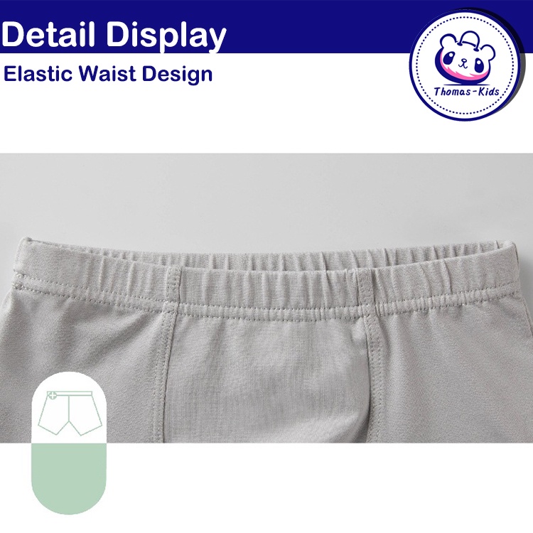 Quần Lót Boxer Cotton In Họa Tiết Khủng Long Vui Nhộn Thời Trang Cho Bé Trai 3-12 Tuổi