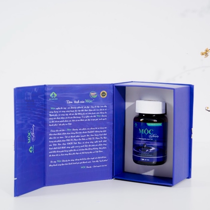 Mộc Beauty -  Viên uống nội tiết Mộc Beauty - Giảm nám, sạm da, khô hạn do nội tiết tố (30 viên)
