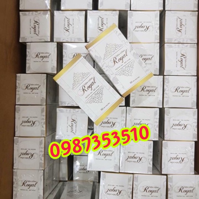 Viên uống trắng da mờ nám ROYAL. Hàng chính hãng.