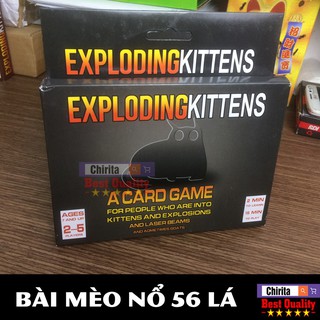 Bộ bài mèo nổ 56 lá kịch tính - exploding kittens