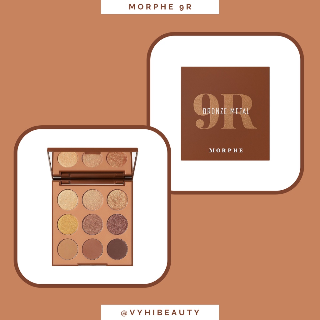 Bảng mắt Morphe 9R Bronze Metal 9 ô