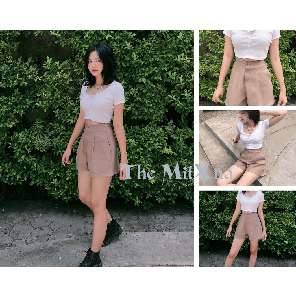 Quần Đùi Đũi- Quần Short Đũi Nữ dáng váy siêu hot - ảnh thật mẫu Shop chụp | BigBuy360 - bigbuy360.vn